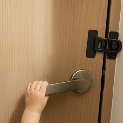 Bloque porte bebe | Sécuridigit - Mon bébé sûr
