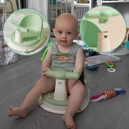 siege de bain bebe vert 